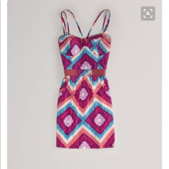 American Eagle Outfitters Dresses & Skirts - 👙AE American Eagle Printed Corset Dress Ikat NWT